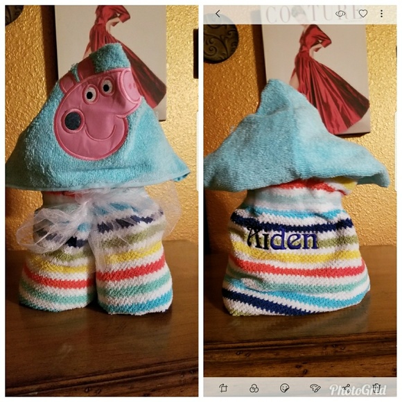 george hooded towel